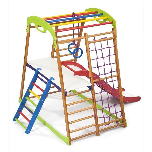 Детский спортивный комплекс для дома SportBaby BabyWood Plus 2 2341 фото