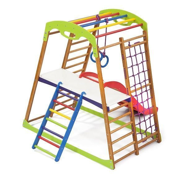 Детский спортивный комплекс для дома SportBaby BabyWood Plus 2 2341 фото