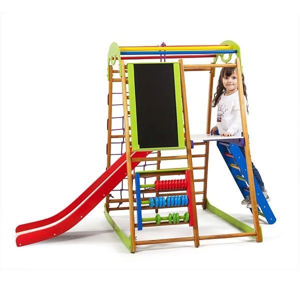 Детский спортивный комплекс для дома SportBaby BabyWood Plus 3 2342 фото