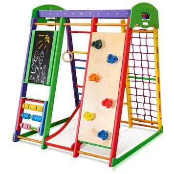 Спортивный комплекс для дома SportBaby &laquo;Акварелька Plus 4&raquo; 3825 фото