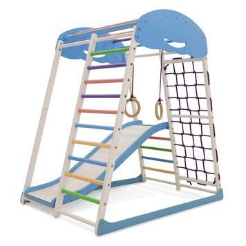 Детский спортивный комплекс для дома SportBaby SportWood Sky Plus 1 3879 фото