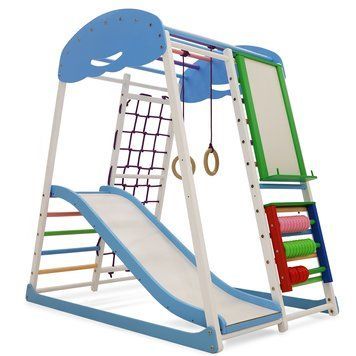 Детский спортивный комплекс для дома SportBaby SportWood Sky Plus 7 3880 фото