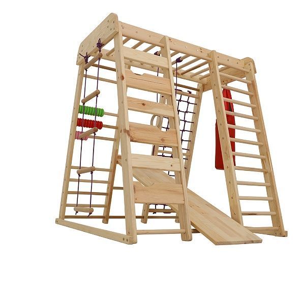 Спортивный комплекс уличный детский SportBaby &laquo;Акварелька- outdoor&raquo; 3886 фото