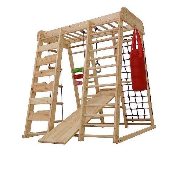 Спортивный комплекс уличный детский SportBaby &laquo;Акварелька- outdoor&raquo; 3886 фото