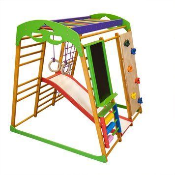 Детский спортивный комплекс для квартиры SportBaby Карамелька Plus 4 3810 фото