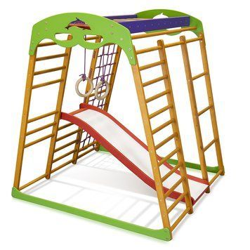 Детский спортивный комплекс для квартиры SportBaby Карамелька Plus 1 2349 фото