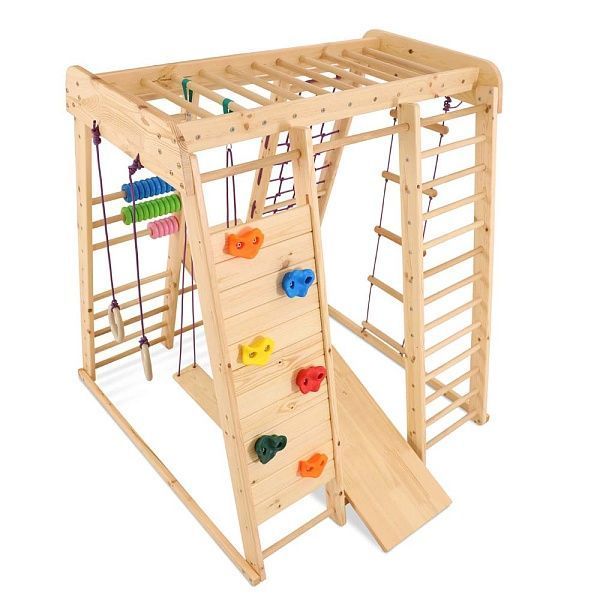 Спортивный комплекс уличный детский SportBaby &laquo;Акварелька- outdoor 2&raquo; 3889 фото