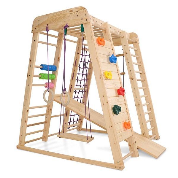 Спортивный комплекс уличный детский SportBaby &laquo;Акварелька- outdoor 2&raquo; 3889 фото