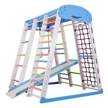 Спортивный комплекс для дома SportBaby &laquo;Акварелька Sky мини&raquo; 3834 фото