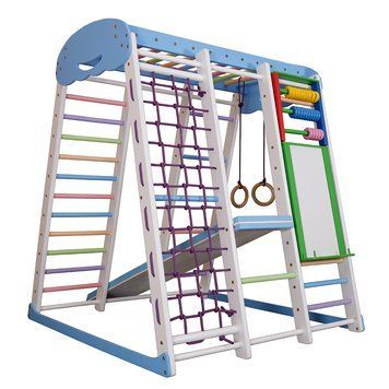 Спортивный комплекс для дома SportBaby &laquo;Акварелька Sky&raquo; 3835 фото