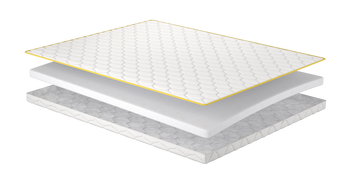 Матрац топпер Aura &bull; Air Foam + Стрейч жаккард &bull; Ортопедичний &bull; Жорсткість середня &bull; Висота 7 см &bull; 70x190 см 35333138631 фото