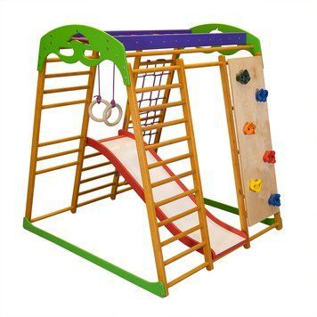 Детский спортивный комплекс для квартиры SportBaby Карамелька Plus 6 3812 фото
