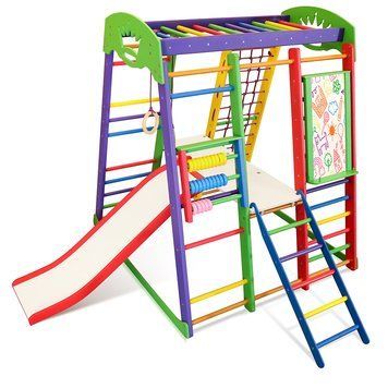 Спортивный комплекс для дома SportBaby &laquo;Акварелька Plus 3&raquo; 2455 фото