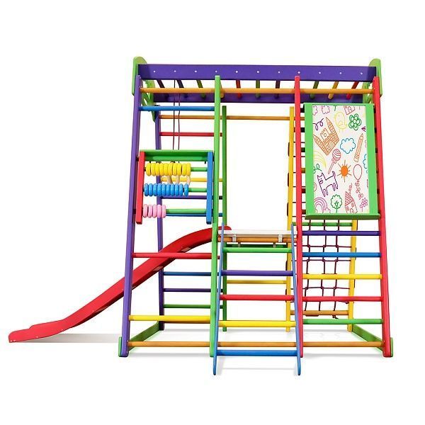 Спортивный комплекс для дома SportBaby &laquo;Акварелька Plus 3&raquo; 2455 фото