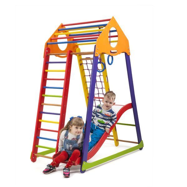 Детский спортивный комплекс SportBaby BambinoWood Color Plus 1 2334 фото