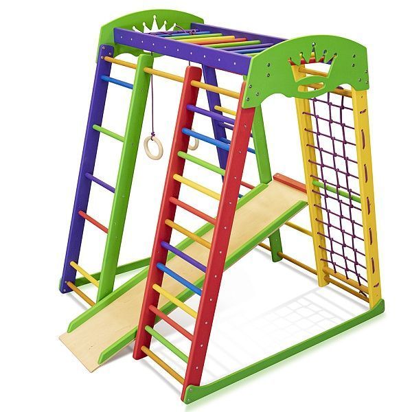 Спортивный комплекс для дома SportBaby &laquo;Акварелька мини&raquo; 2456 фото