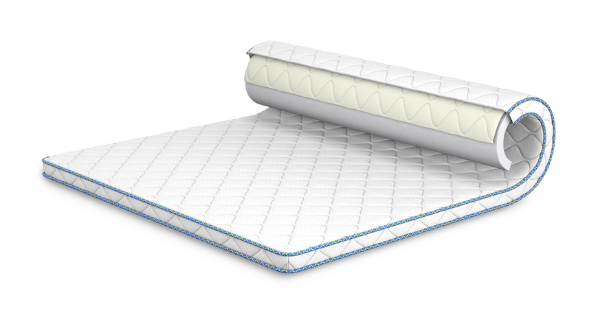 Матрац топпер Vyriy &bull; Memory Foam &bull; Ортопедичний &bull; Жорсткість середня &bull; Висота 6 см &bull; 70&times;190 см 34937110612 фото